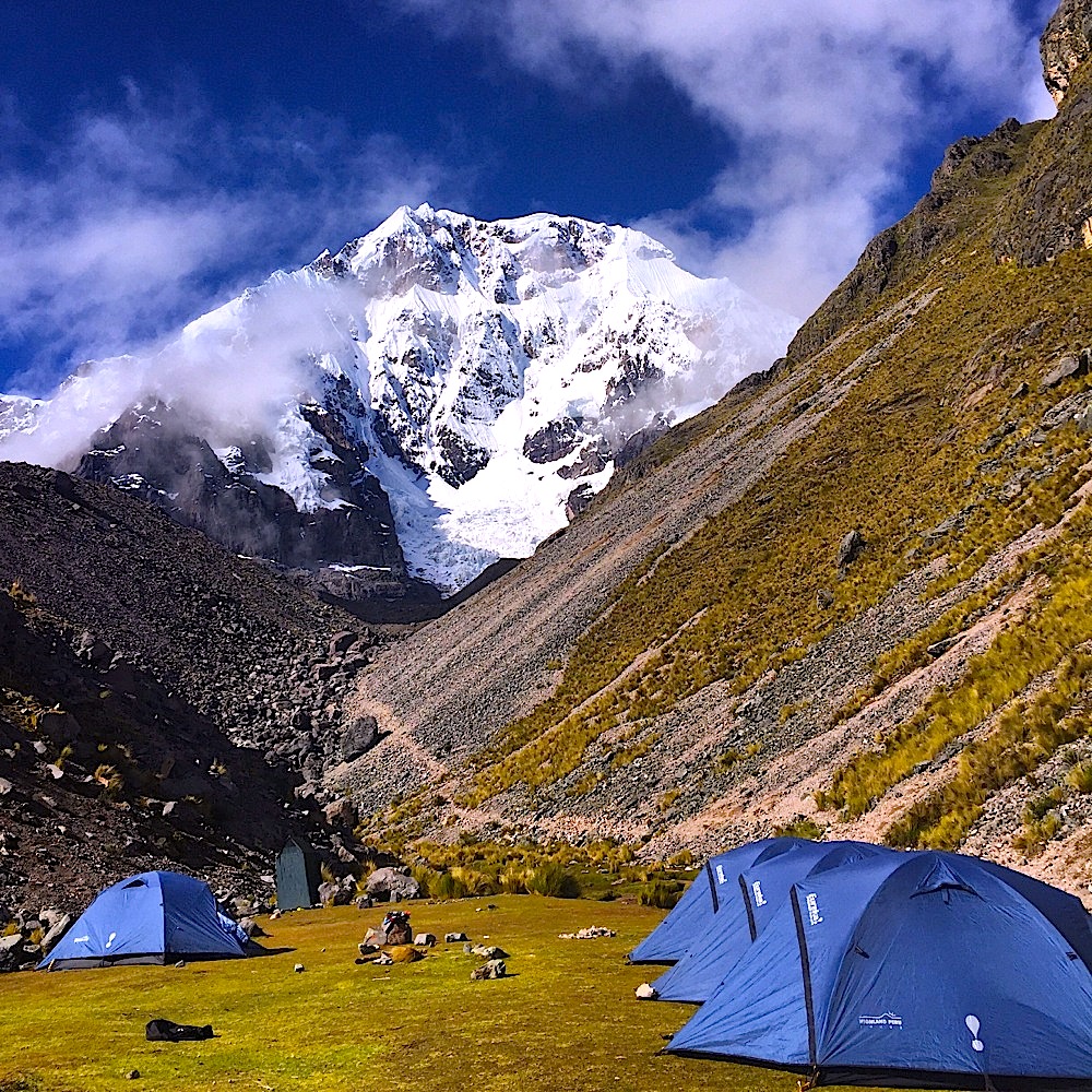 Camping at the foot of Ausangate | Sacred Center Peru Journey