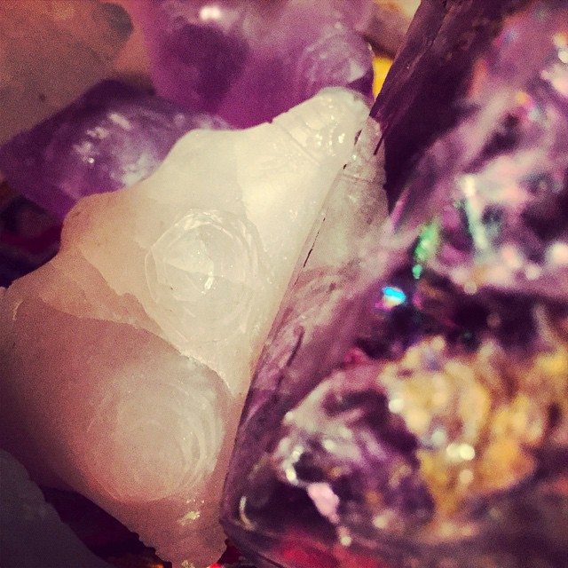 Let there be light! Chumpi Illumination | amethyst crystal | Sacred Center Warwick, NY